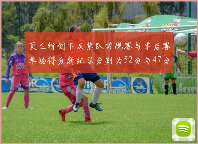 莫兰特创下灰熊队常规赛与季后赛单场得分新纪录分别为52分与47分